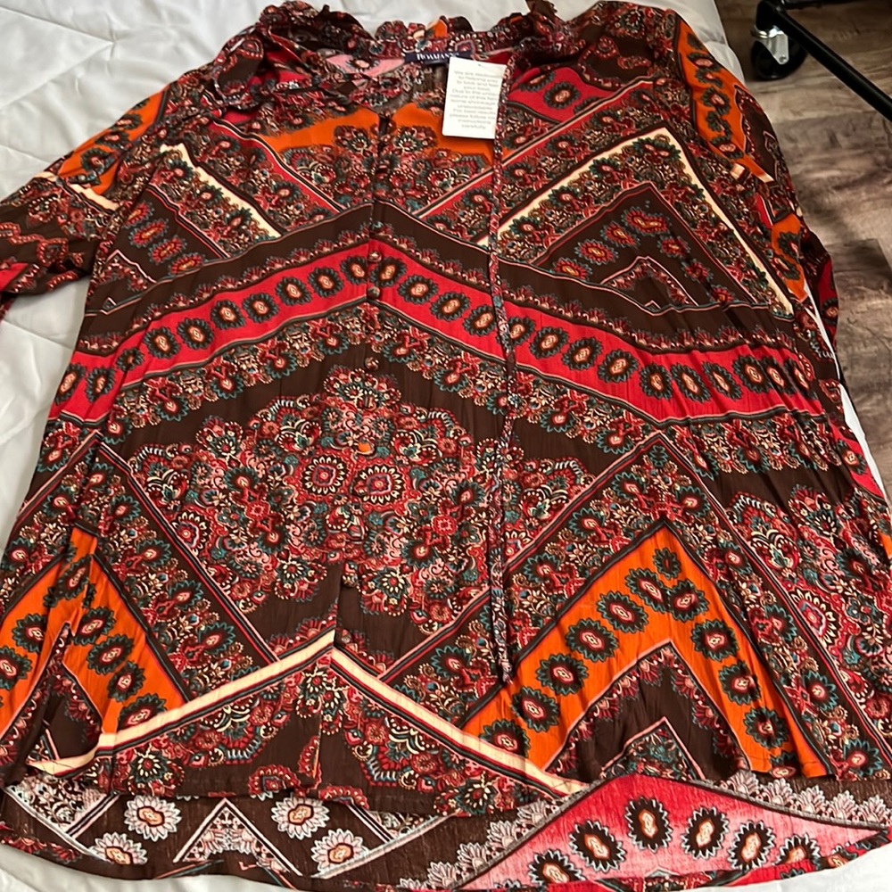 Beautiful Plus Size 18W Dressy Blouse